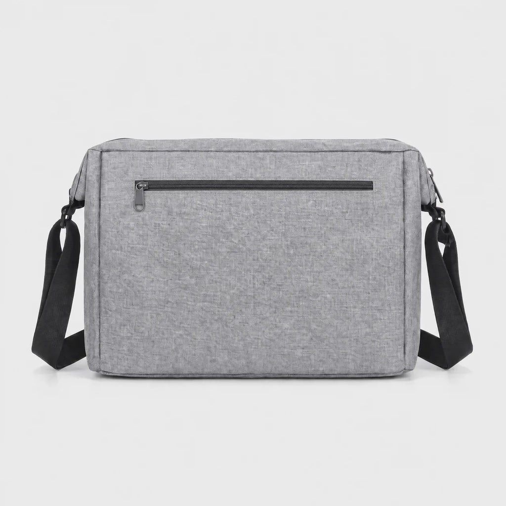 Sac à langer bandoulière polyester avec poches avant