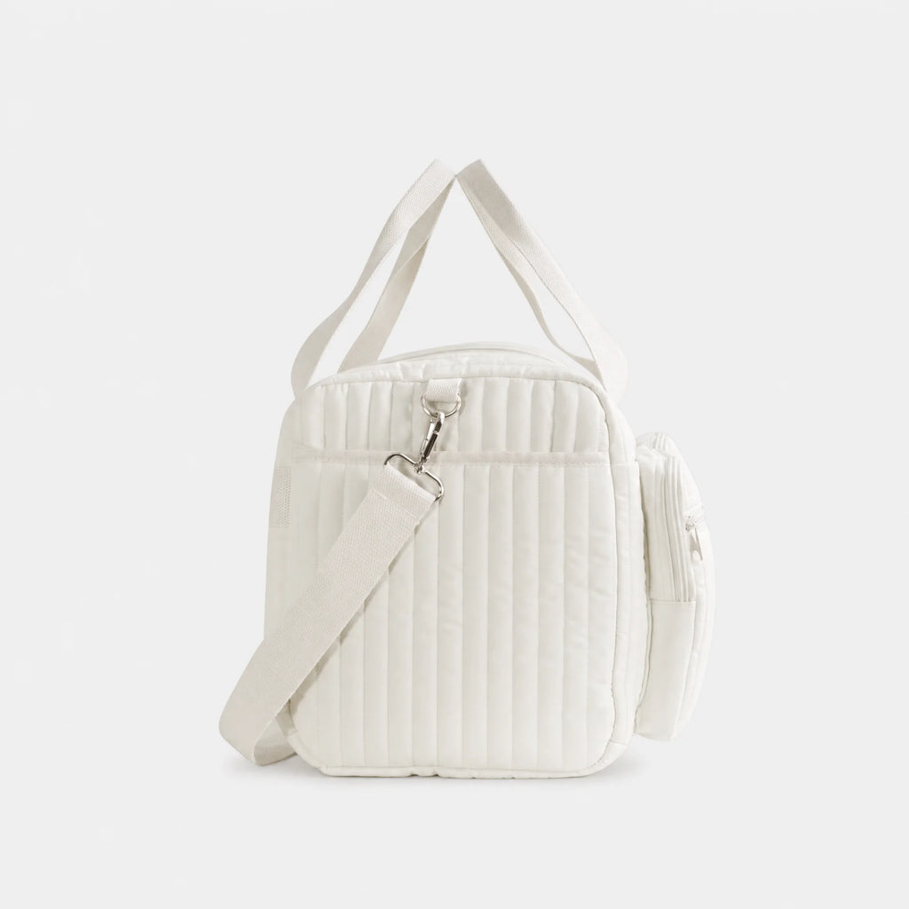 Sac à langer coton matelassé avec deux poches avant