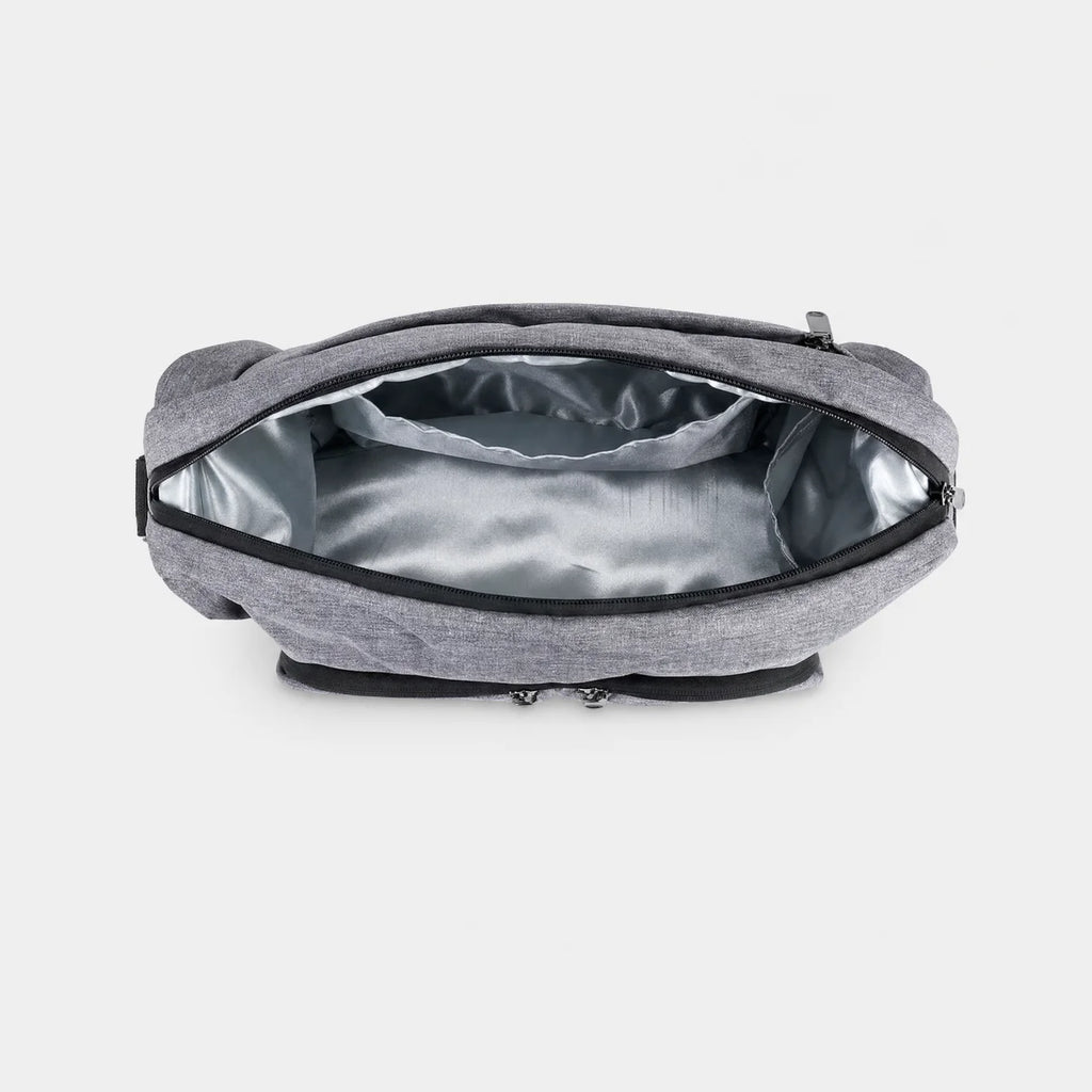 Sac à langer bandoulière polyester avec poches avant