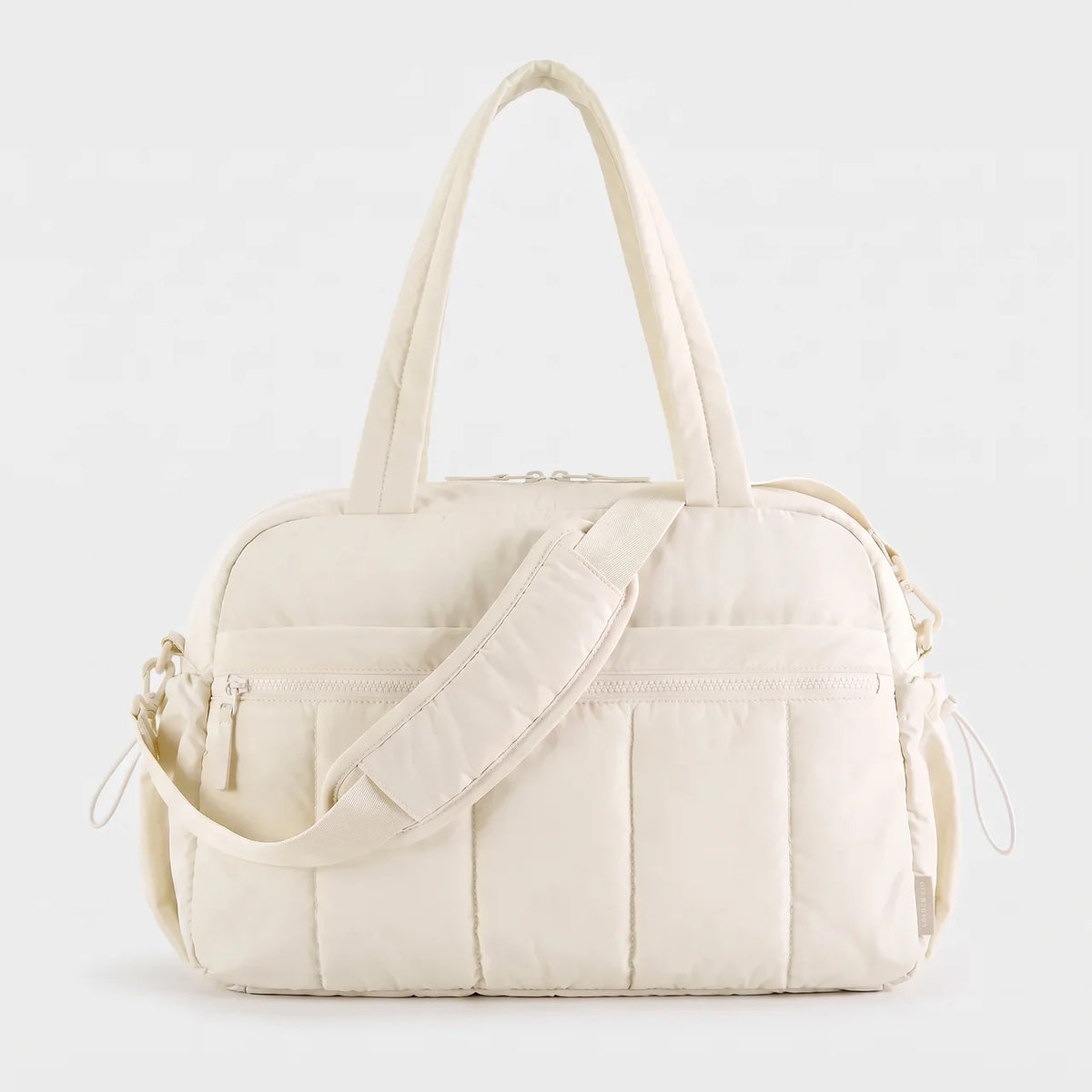 Sac à langer nylon matelassé avec bandoulière