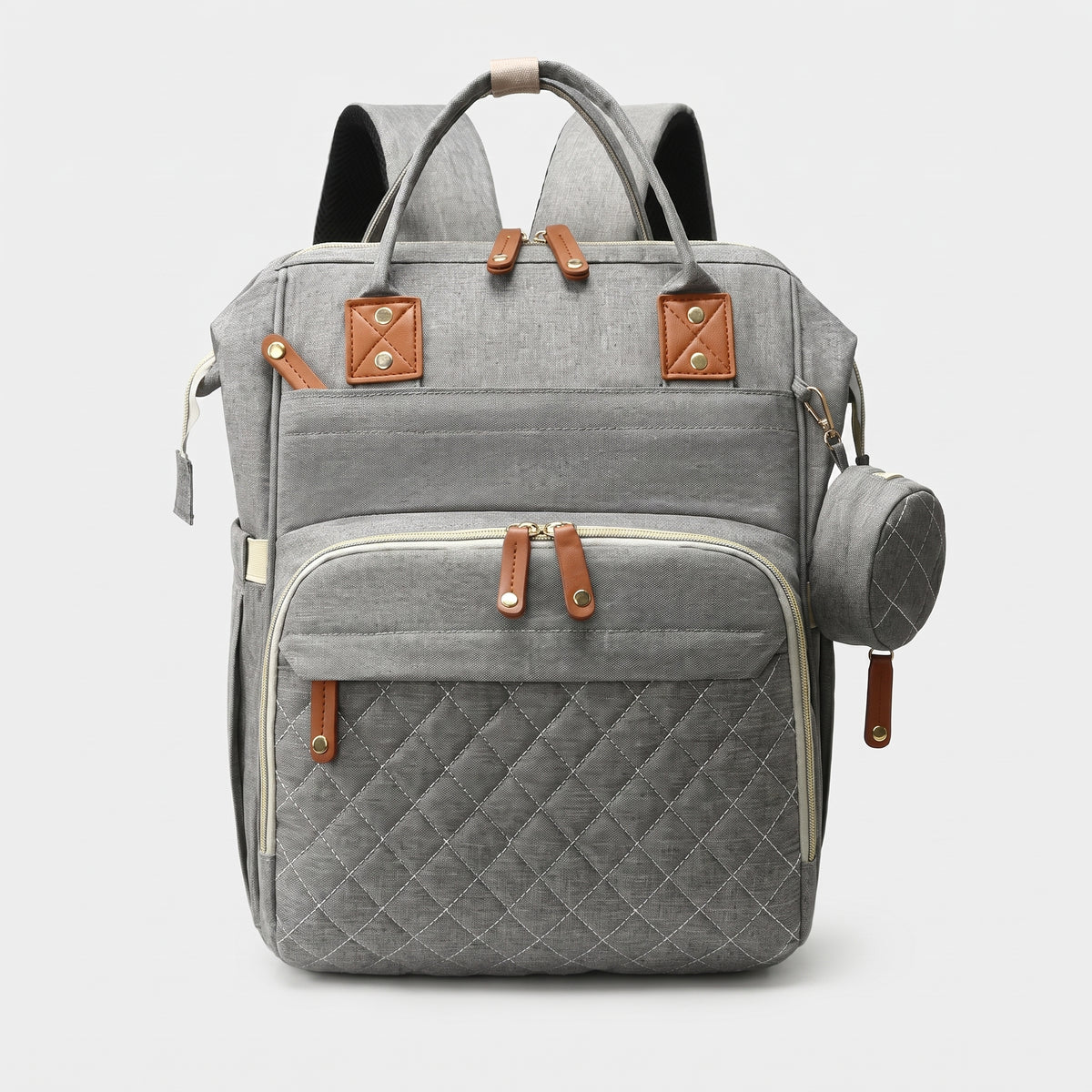 Sac à dos à langer tissu Oxford avec pochette suspendue