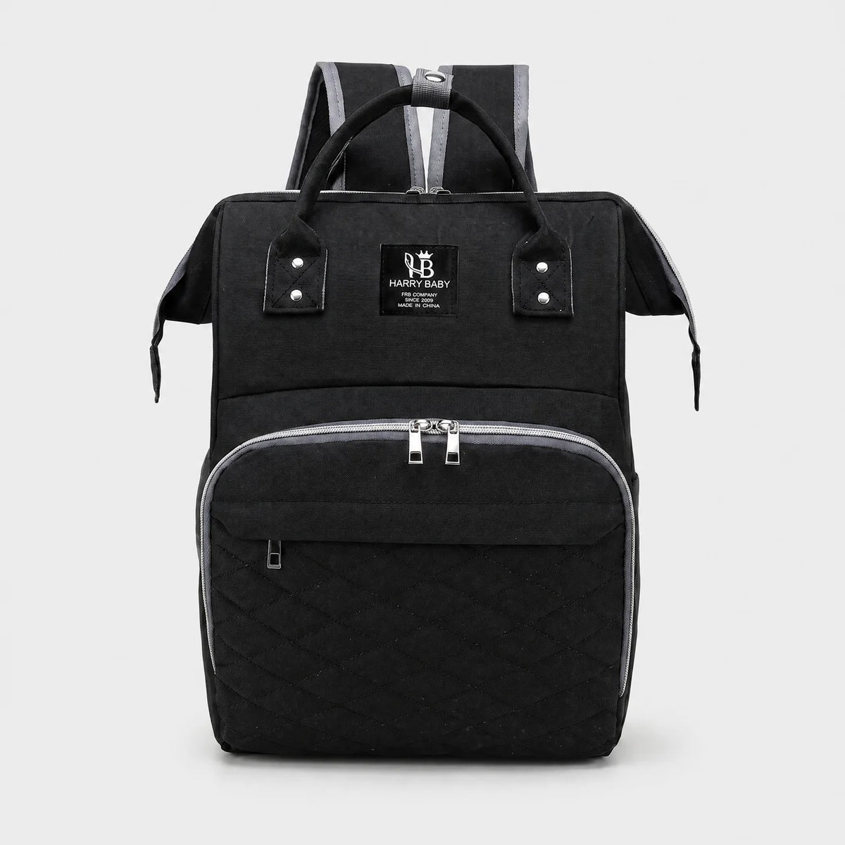 Sac à dos à langer tissu Oxford avec poches latérales