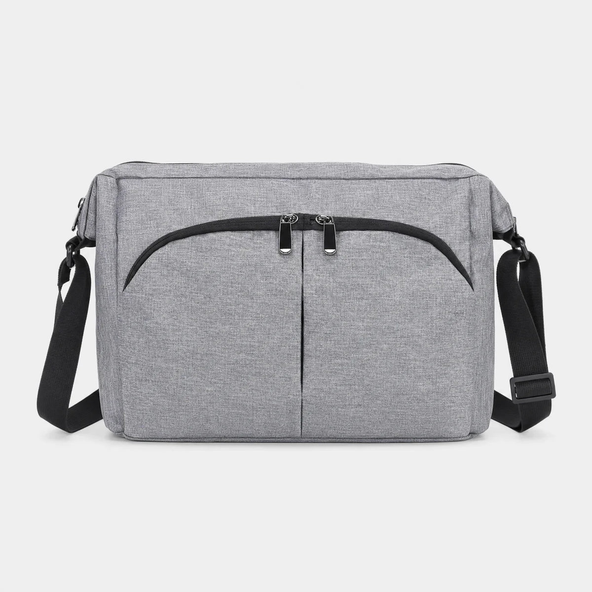 Sac à langer bandoulière polyester avec poches avant