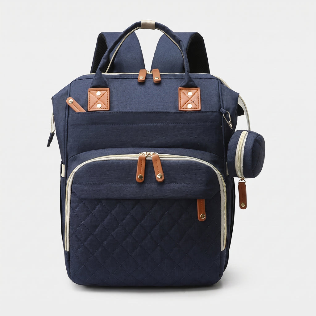 Sac à dos à langer tissu Oxford avec pochette suspendue