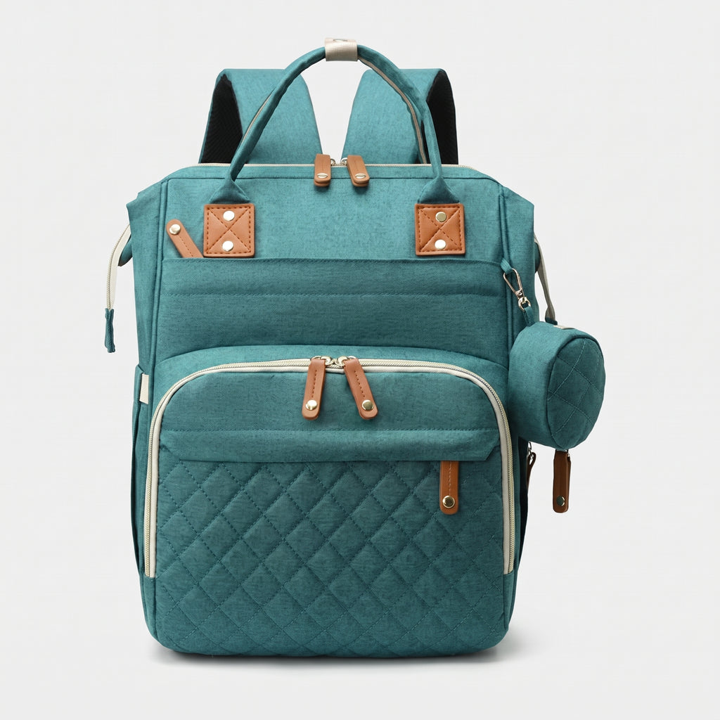 Sac à dos à langer tissu Oxford avec pochette suspendue