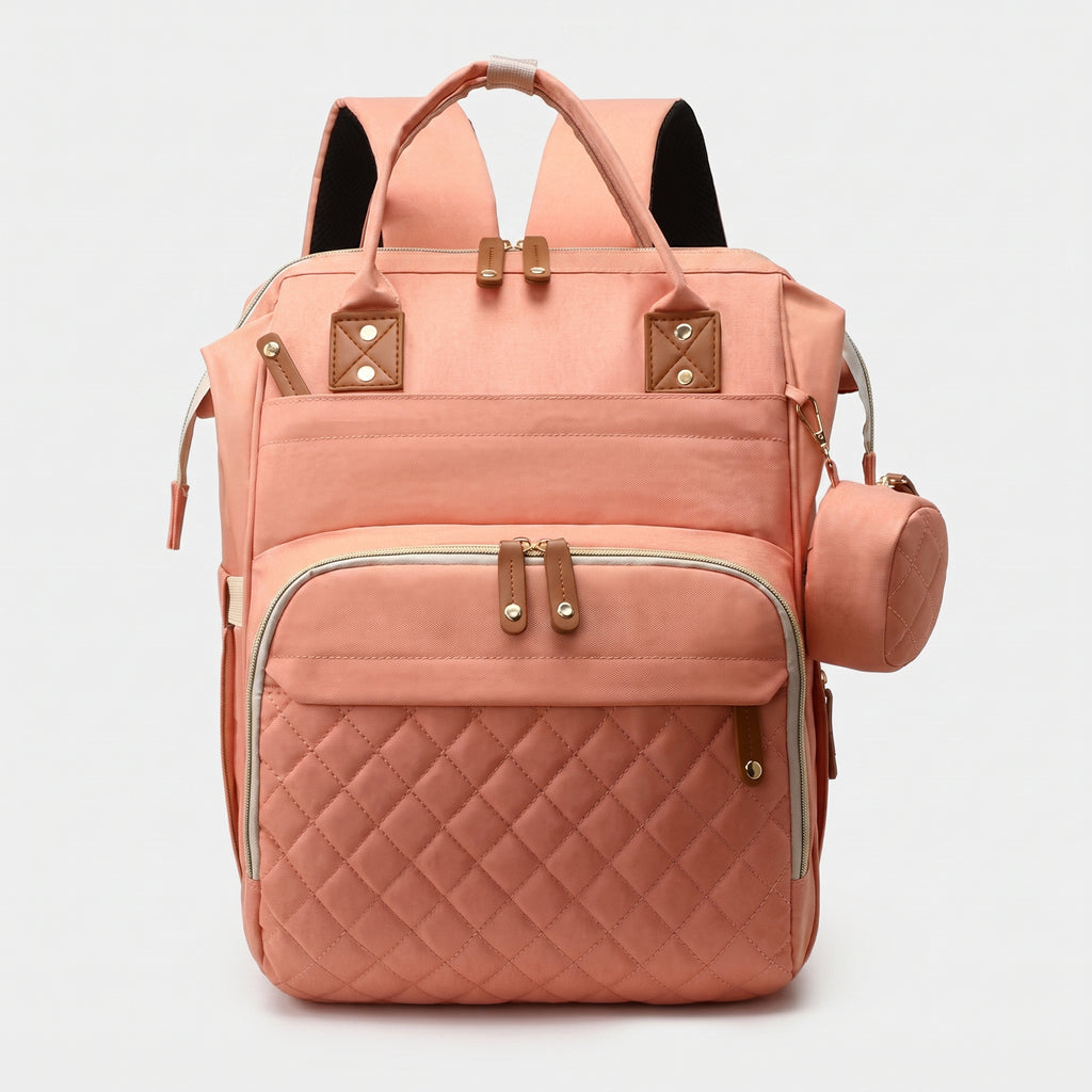 Sac à dos à langer tissu Oxford avec pochette suspendue