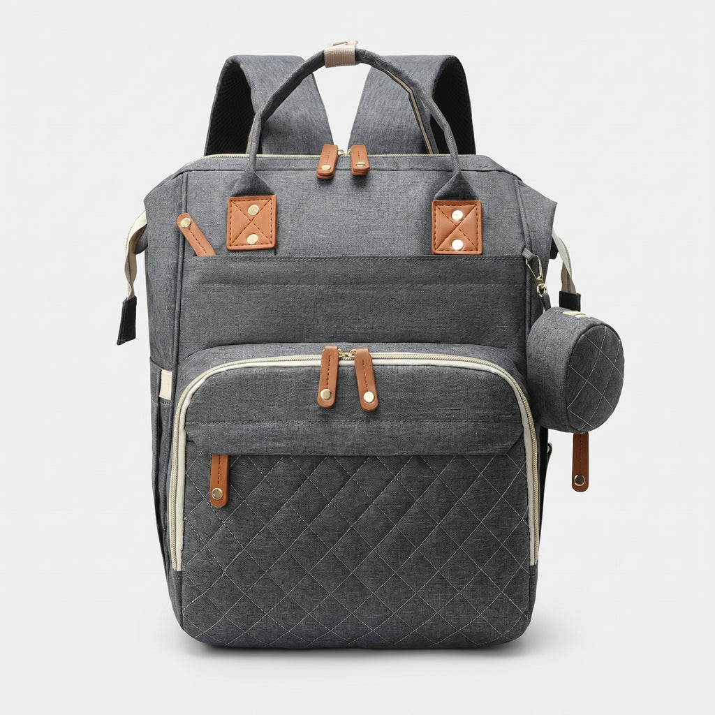 Sac à dos à langer tissu Oxford avec pochette suspendue