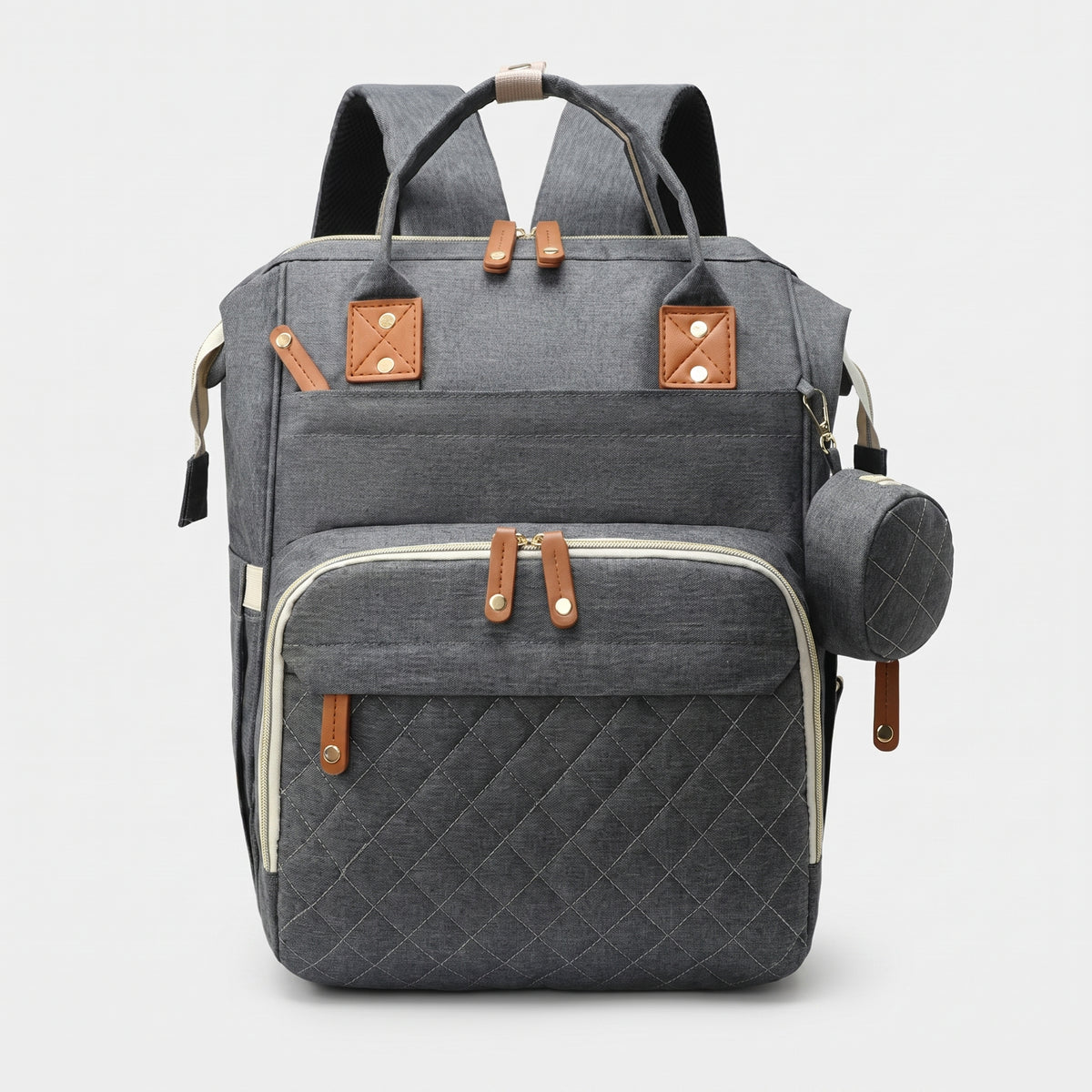 Sac à dos à langer tissu Oxford avec pochette suspendue
