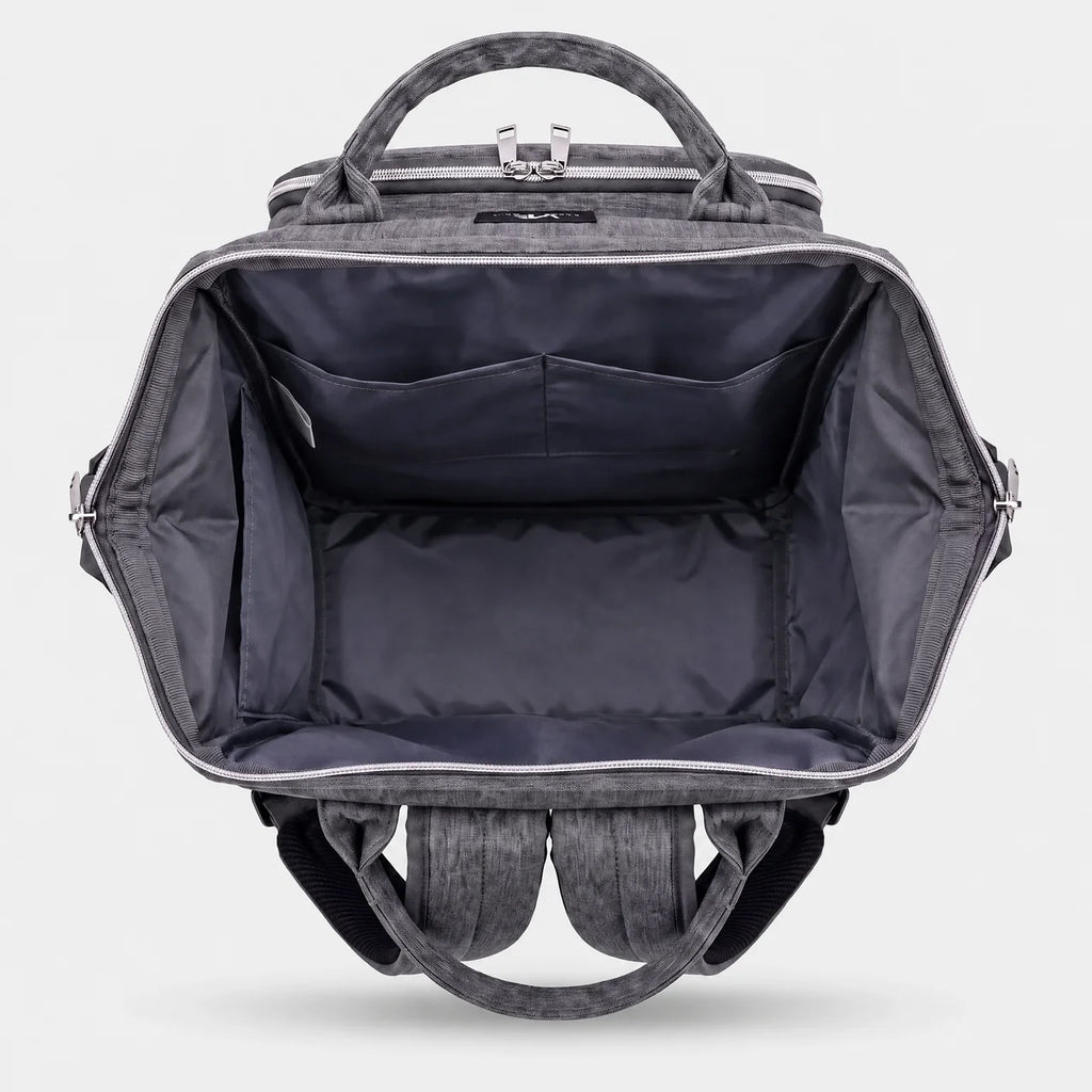 Sac à dos à langer tissu Oxford avec poches latérales