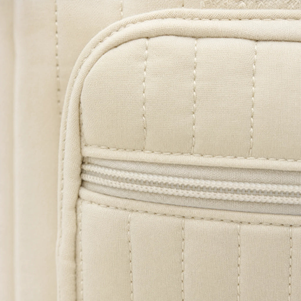 Sac à langer coton matelassé avec deux poches avant